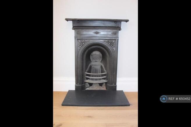 Small Victorian Fireplace (Rear Living Room)