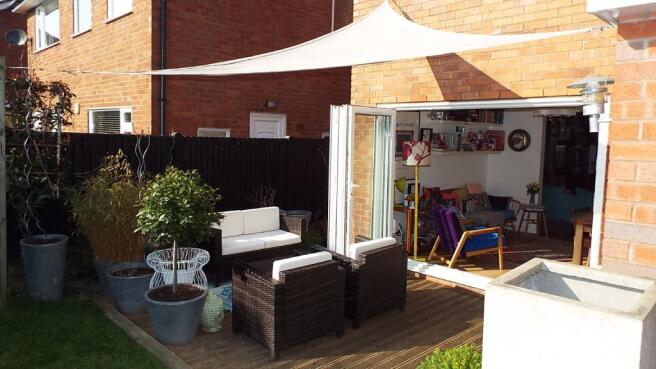 Outside seating area
