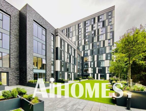 outside the building