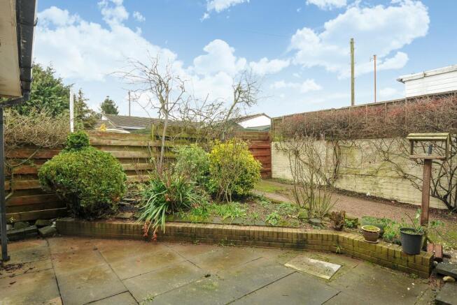 Enclosed low maintenance garden