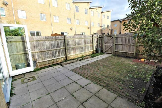 Rear Garden With Pedestrian Gated Access To Alloca