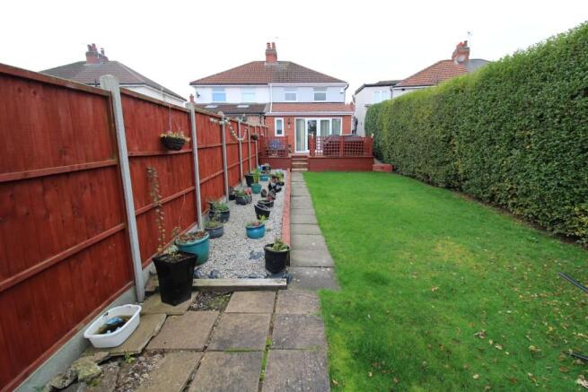 Rear garden
