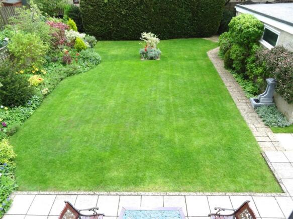 Rear Garden from Bed