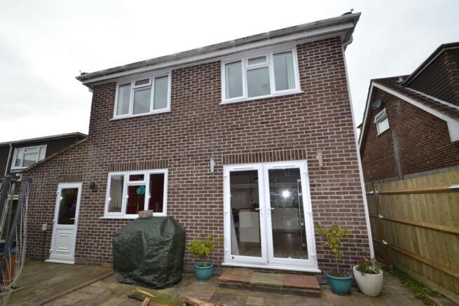 Rear of property
