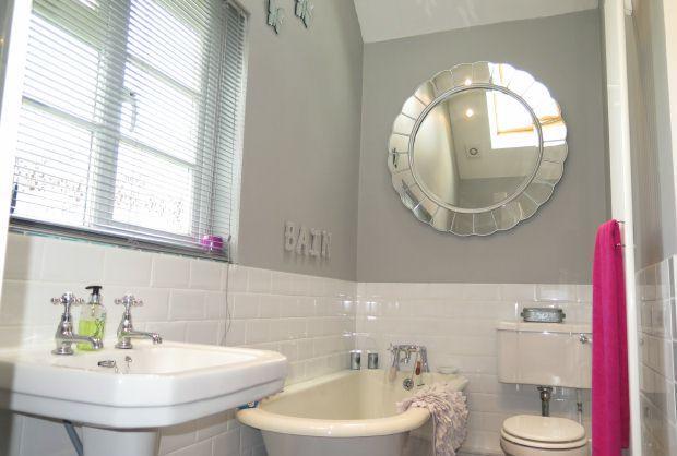 Bathroom with shower cubicle