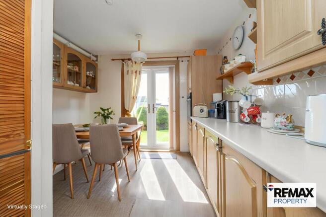 Virtually Staged Kitchen