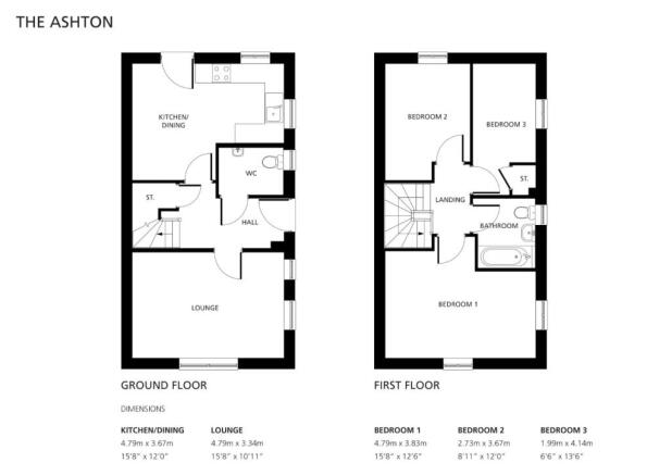 Plot 92, The Ashton, Witham St. Hughs, Lincoln, Lincolnshire, LN6 6AS photo 4