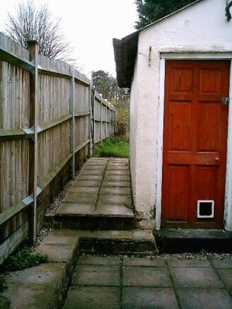 Rear courtyard