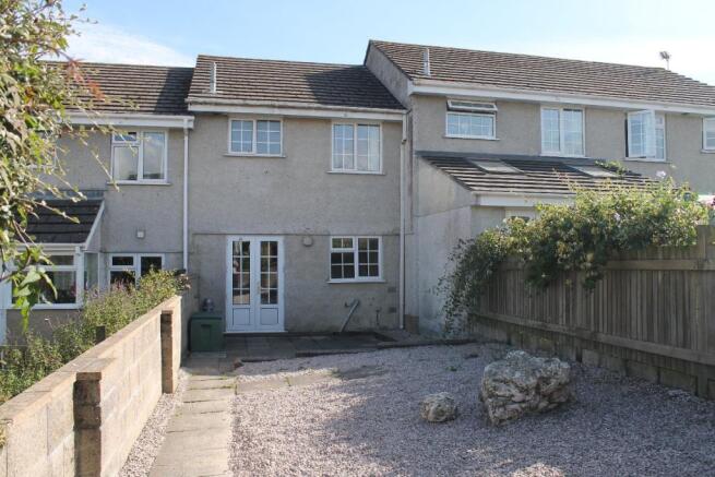Rear of property