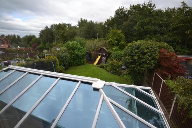 VIEW OF GARDEN FROM FIRST FLOOR