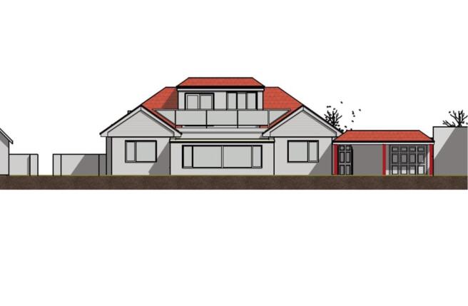 Current Front Elevation Drawing