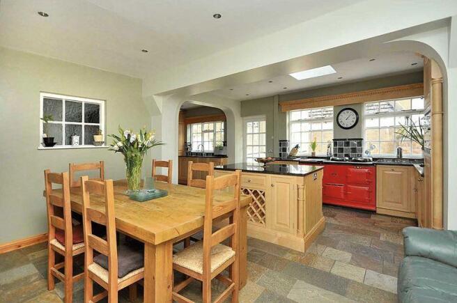 Open plan kitchen
