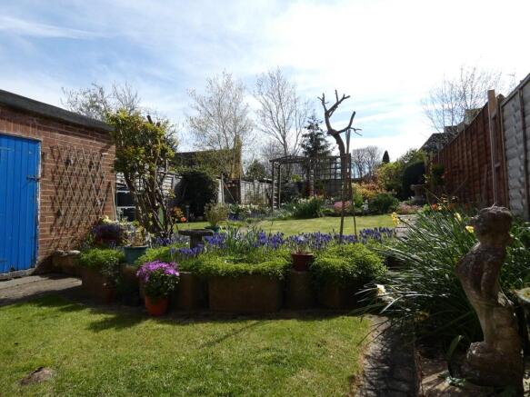 south facing garden
