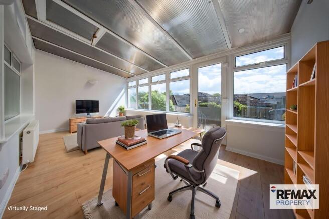 Virtually Staged Sunroom