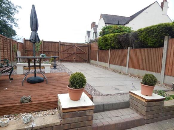 Rear garden
