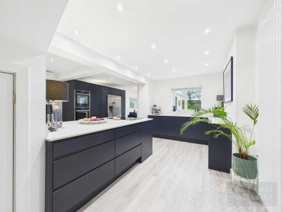 Open plan living dining kitchen