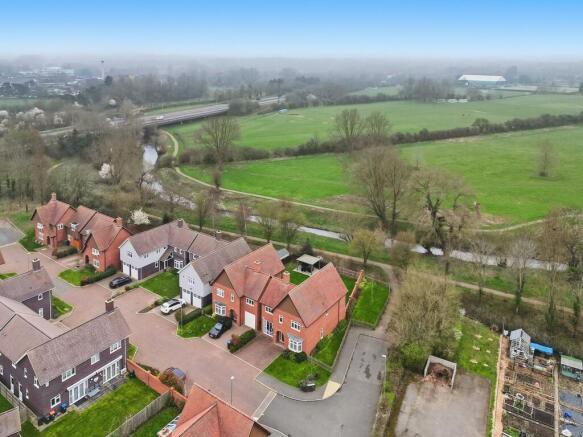 River and Parkland to Rear