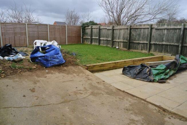 Rear garden
