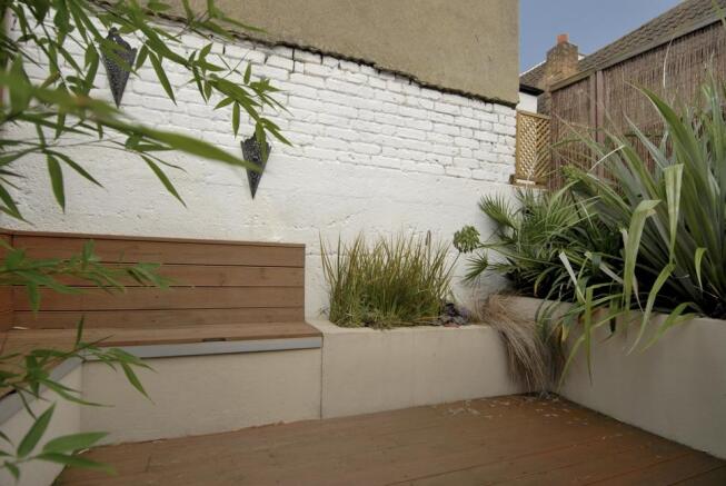 Patio garden.