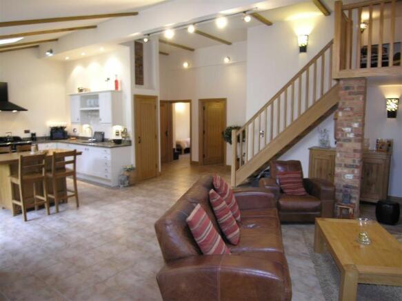 Open plan living roo