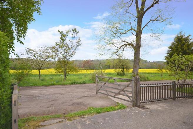 View towards front gate
