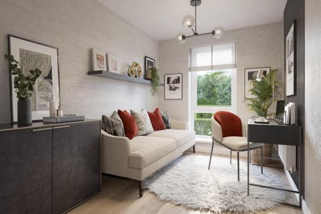 A dedicated family room or study