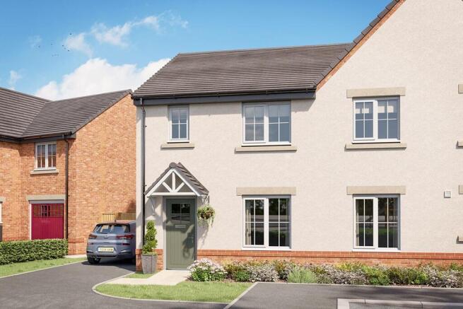 CGI of the Gosford semi-detached