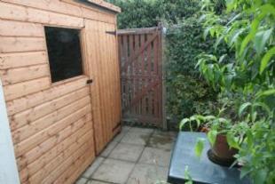 Rear courtyard