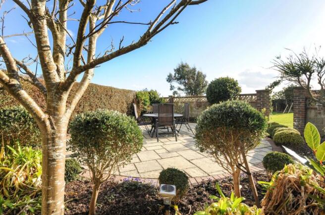 garden seating area
