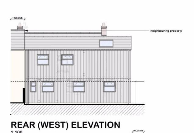 Rear West Elev...