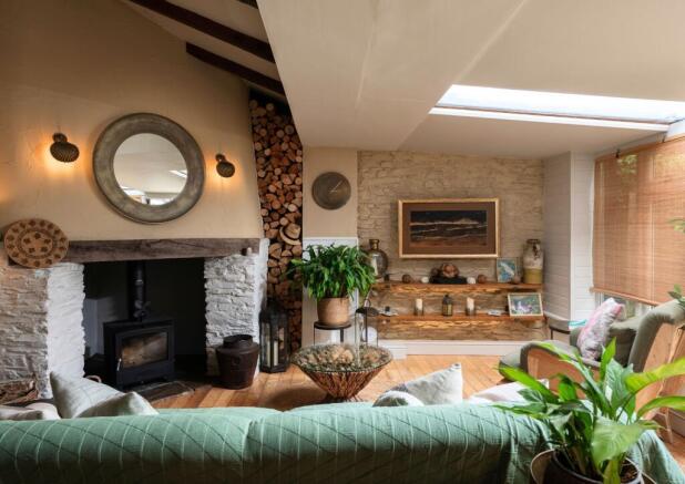Paddlelake Barn, Bugford, Dartmouth Living Room