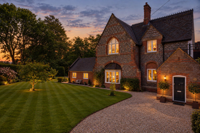 The Coach House at Twilight