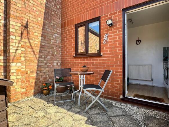 Courtyard off the kitchen