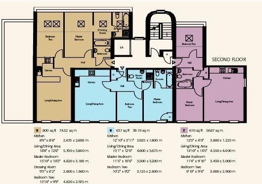 Second floor plan
