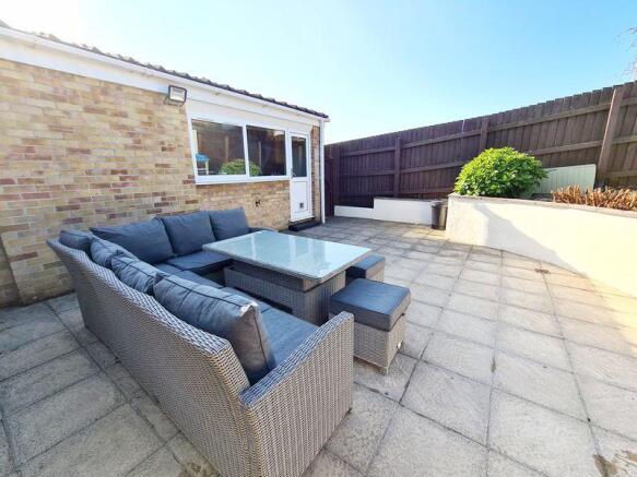 Rear patio