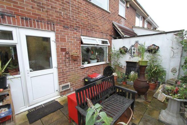 Rear patio