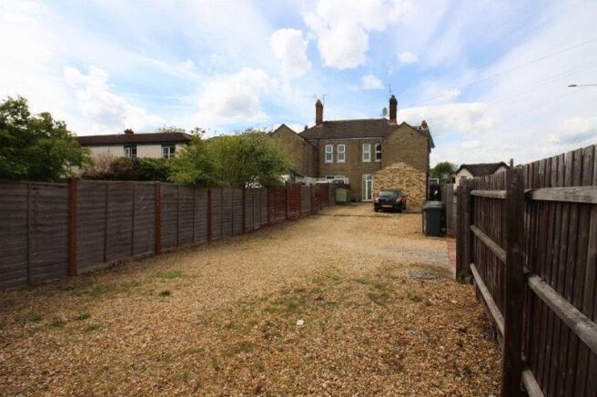 Car park facing flats