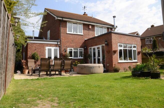 Rear of property
