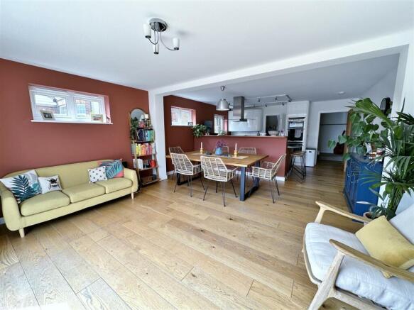 Kitchen/Dining/Sitting Room: