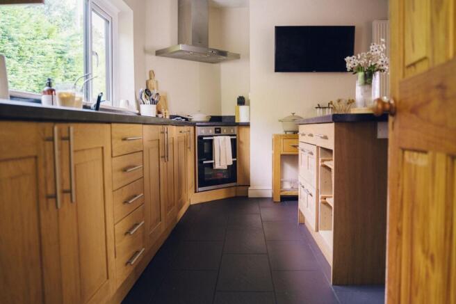 Cegin ac Ystafell Fwyta / Open Plan Kitchen Diner