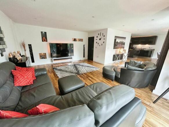 Open Plan Living, Dining And Kitchen Area