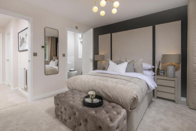 Indicative Bedroom, Contemporary Modern Decoration