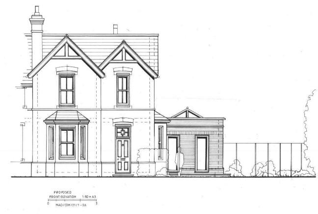 Kitchen extension garden room (proposed)
