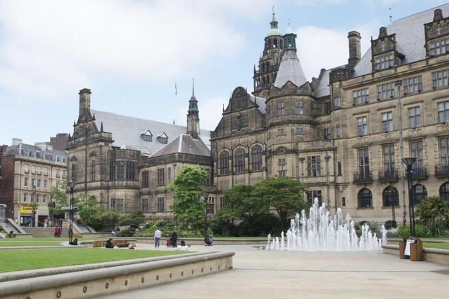 Sheffield is just over a 30 minute drive away