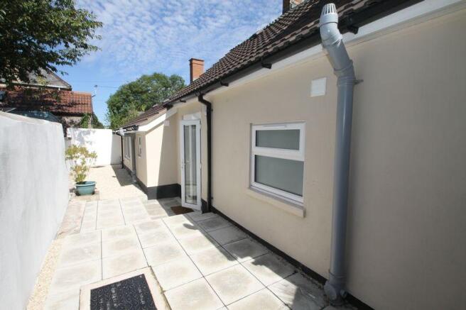 Rear courtyard