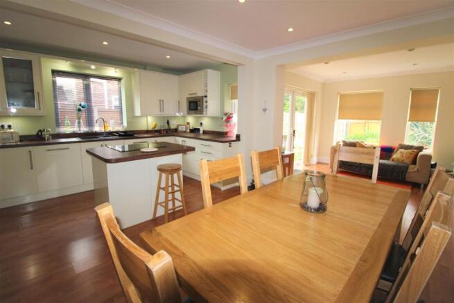 Open Plan Kitchen/ Dining/ Family Room