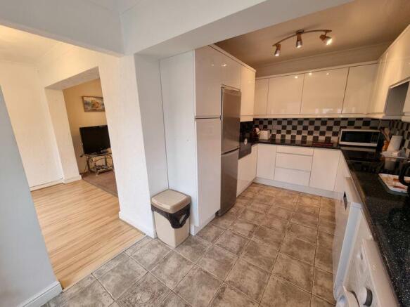 Kitchen into Dining Room