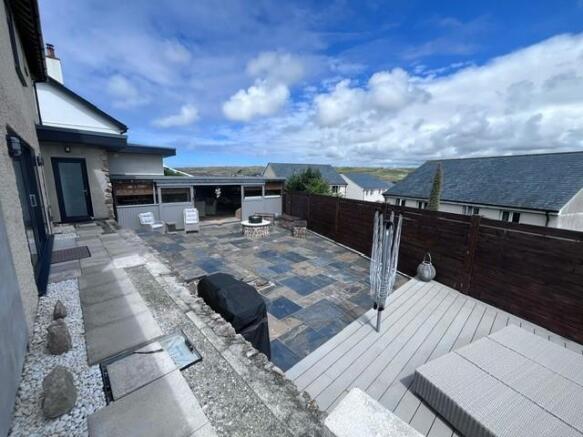 Rear patio