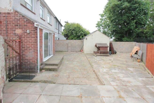 Rear patio
