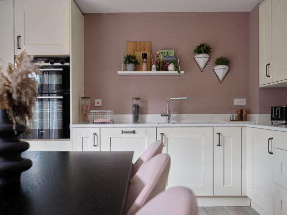 Interior of an interior designed kitchen